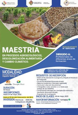 Maestria en Procesos Agroecologicos